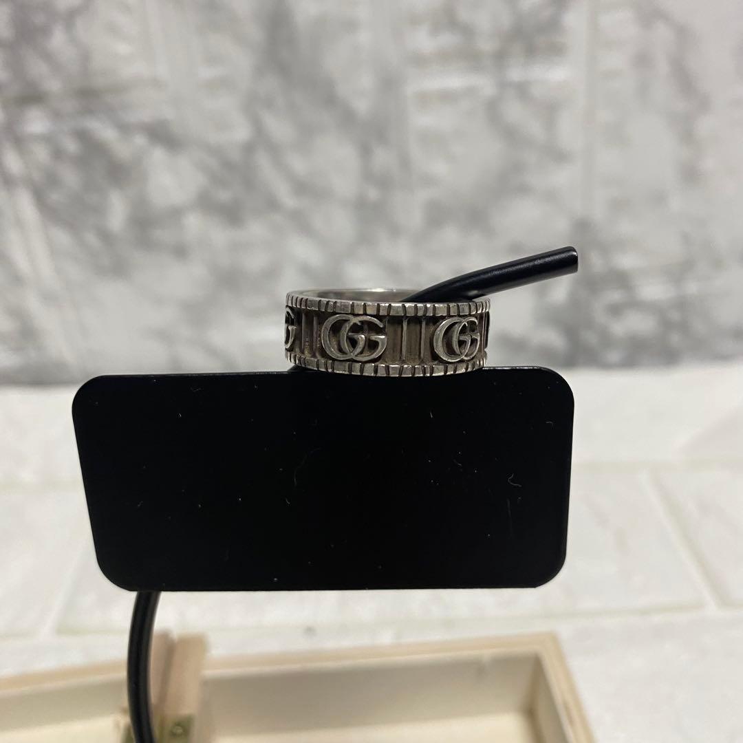 星*奨様 GUCCI GGロゴリング ステンレス GUCCI グッチ リング 指輪 メンズ 父の日 レディース 母の日 ユニ