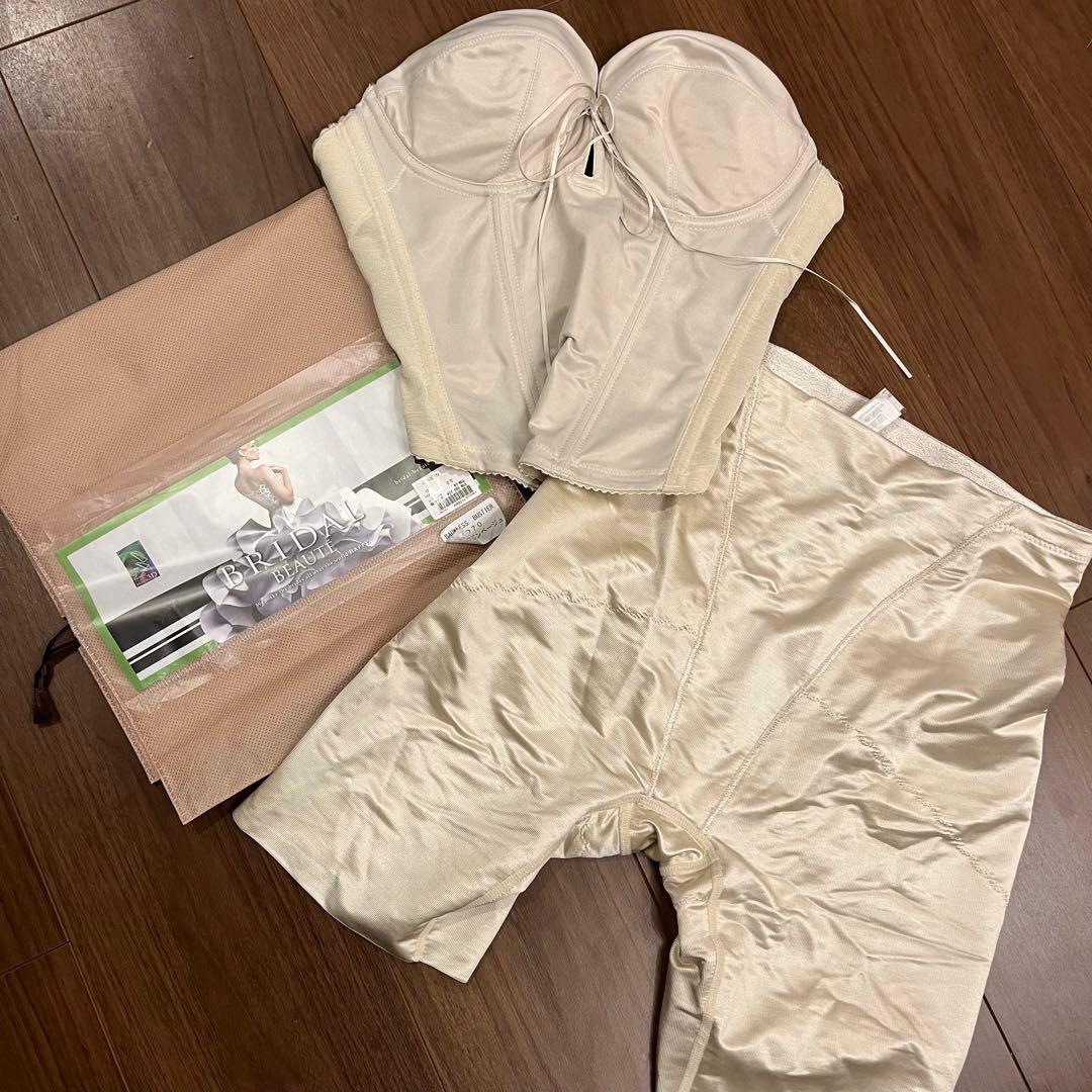 BRIDAL BEAUTE ブライダルインナーセット ビスチェD70/ガードルM 楽天市場】ビスチェ ガードル セット（ブライダル用インナー・レッグ