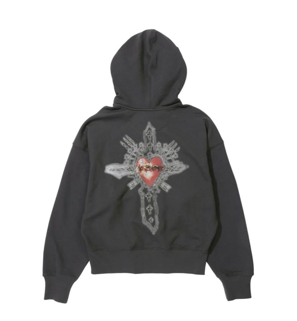 SCULPTOR Beaded Saint Hoodie Zip-Up パーカー ☆SCULPTOR 韓国☆Beaded Saint Hoodie Zip-Up 送料 関税込 (SCULPTOR