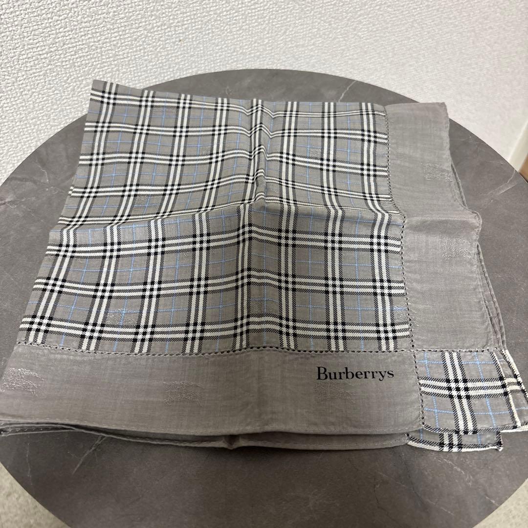 Burberrys チェック柄 シルクハンカチ - メルカリ
