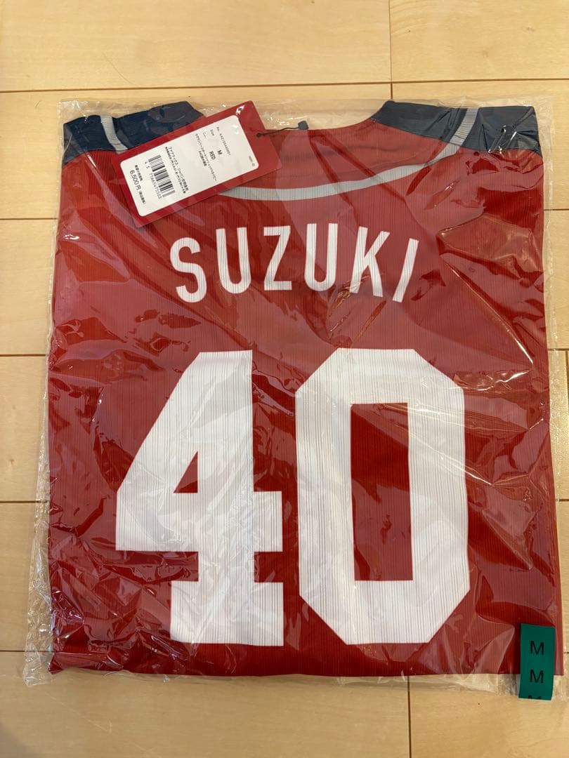 鈴木優磨ラグランベースボールシャツ（レッド×ネイビー） 鹿島国立】ラグランベースボールシャツ（レッド×ネイビー）全8種