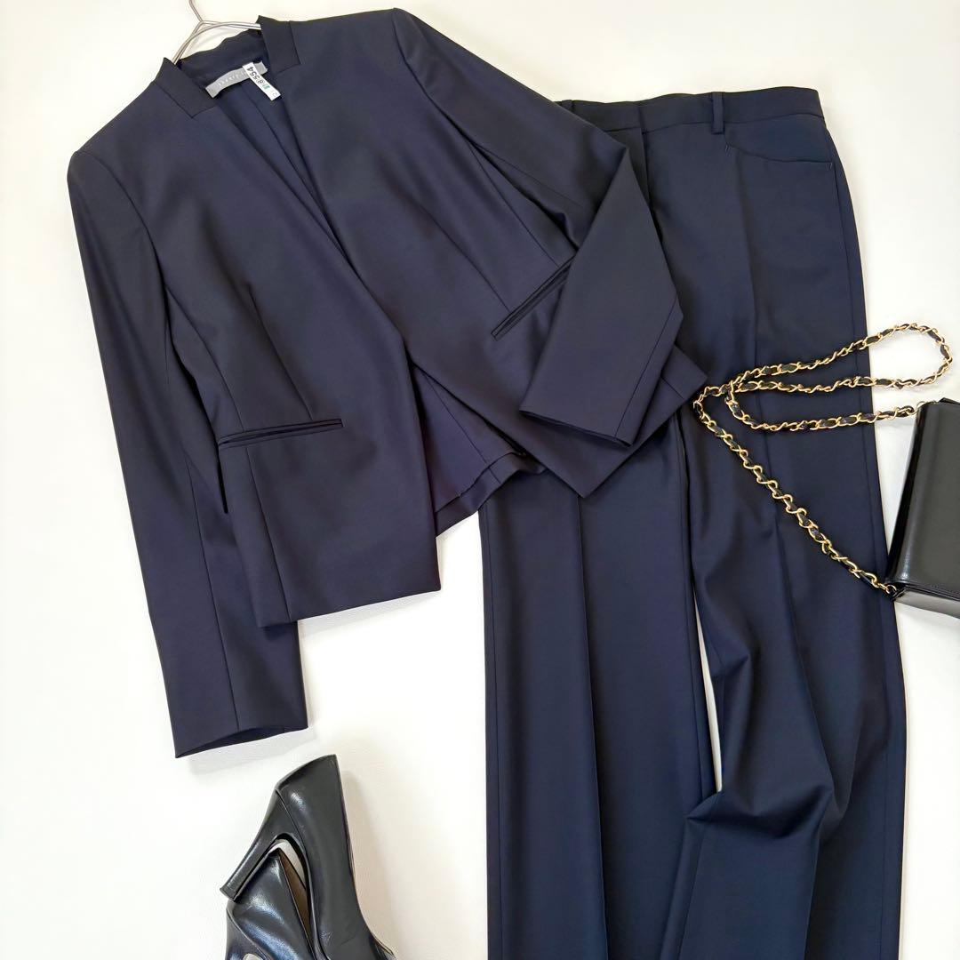 極美品 Theory luxe EXECUTIVE セットアップ 38/40 紺 - メルカリ