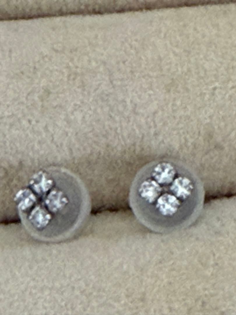 ベリテ　Verite ダイヤモンド　ピアス　スクエア形 K18YG ダイヤモンド ピアス 114808020310 | VERITEOnline-Sh