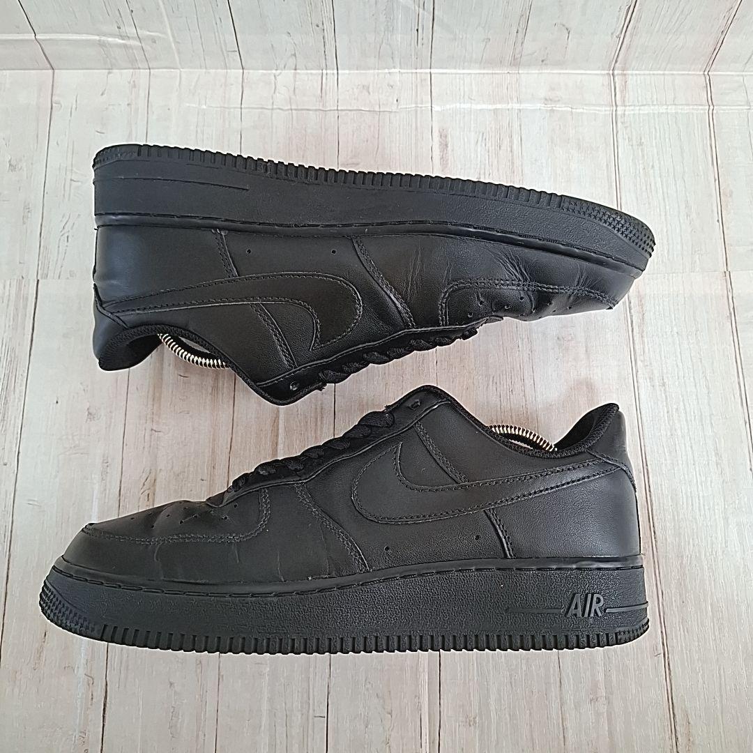 美品【26.5cm】 AIR FORCE 1 LOW ’07 オールブラック 黒