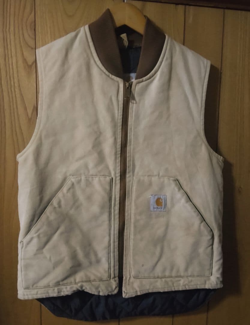 ✨【激渋】90s USA製 Carhartt ダックベスト 腰ゴム M フェード - メルカリ