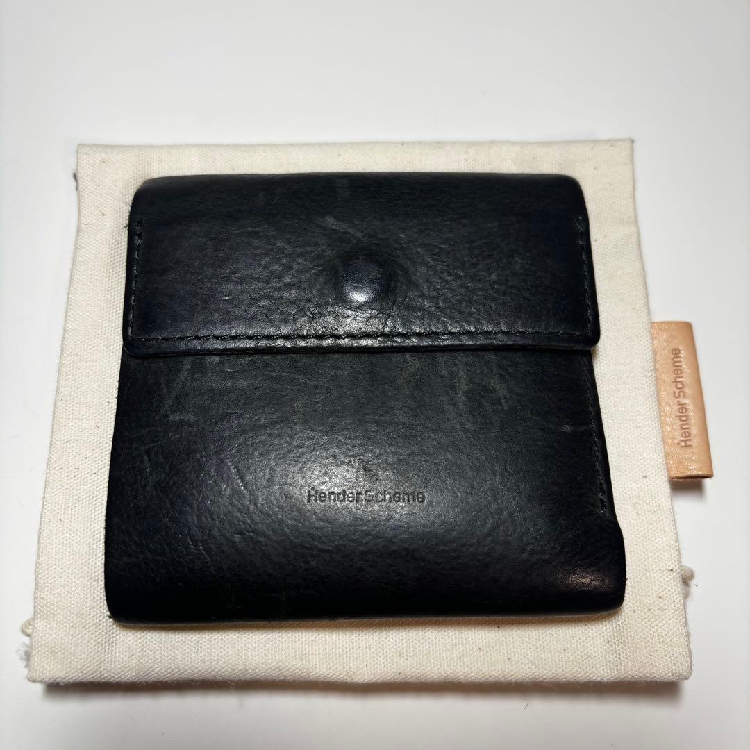 小物 Hender Scheme vertical wallet Hender Scheme vertical wallet [Green/Black/Natural]