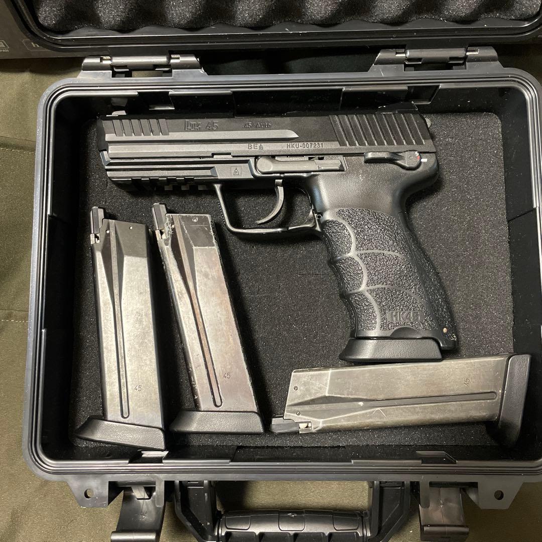 東京マルイ　HK45 ガズブロ 東京マルイ HK45 ガスブローバックハンドガン を触ってみた！