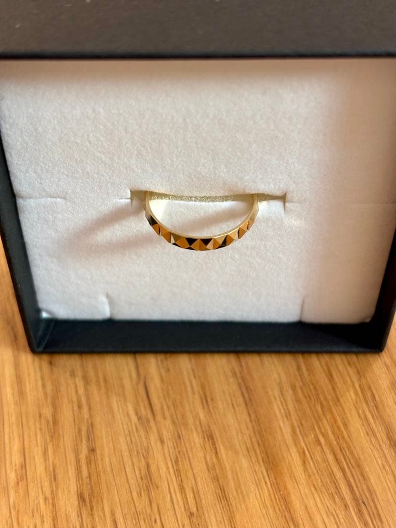 保証書付き RAPA 18k スタッズ リング - メルカリ