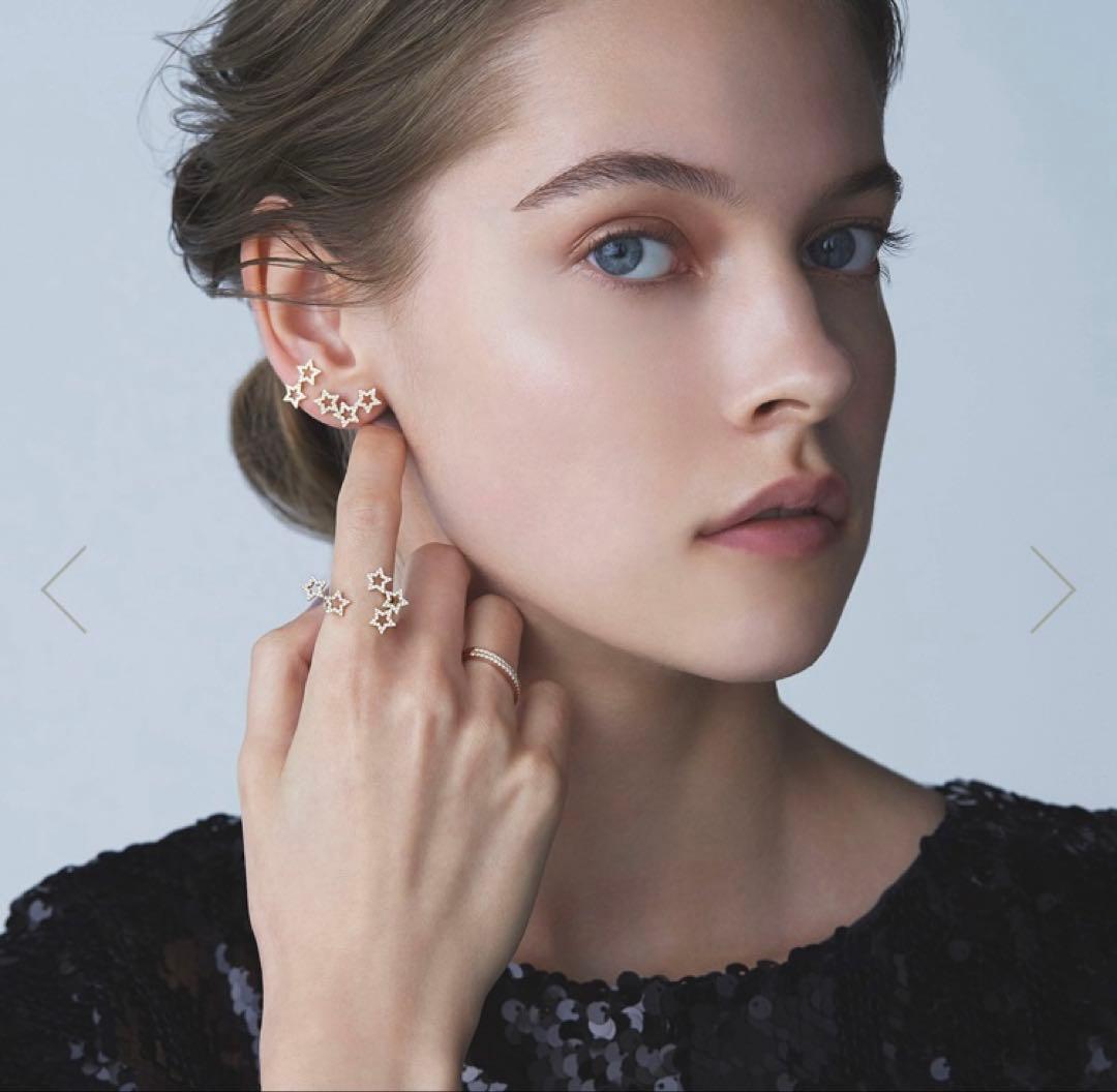 アーカー K18YG カシオペア トロワエトワール ピアス ダイヤモンド スター アーカー K18YG カシオペア トロワエトワール ピアス ダイヤモンド