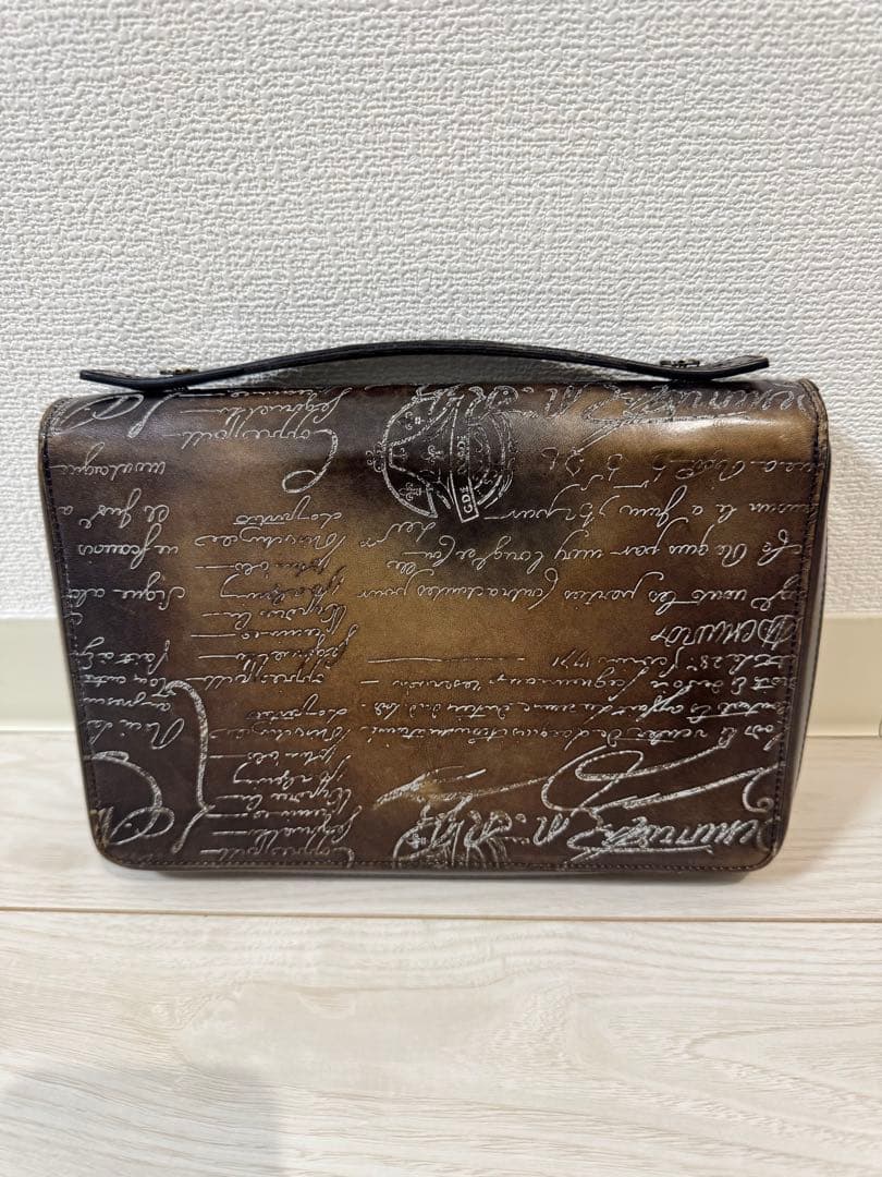 ベルルッティ イタウバワイド レザー 長財布 バッグ ブラウン Berluti ベルルッティ イタウバワイド スクリットレザー 長財布 バッグ