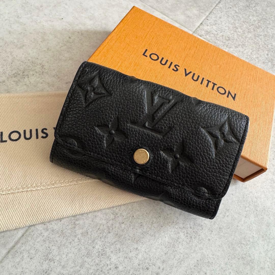 ルイヴィトン　キーケース　6連　モノグラムアンプラント　ミュルティクレ　黒 LOUIS VUITTON（ルイ・ヴィトン） キーケース モノグラム アンプラント