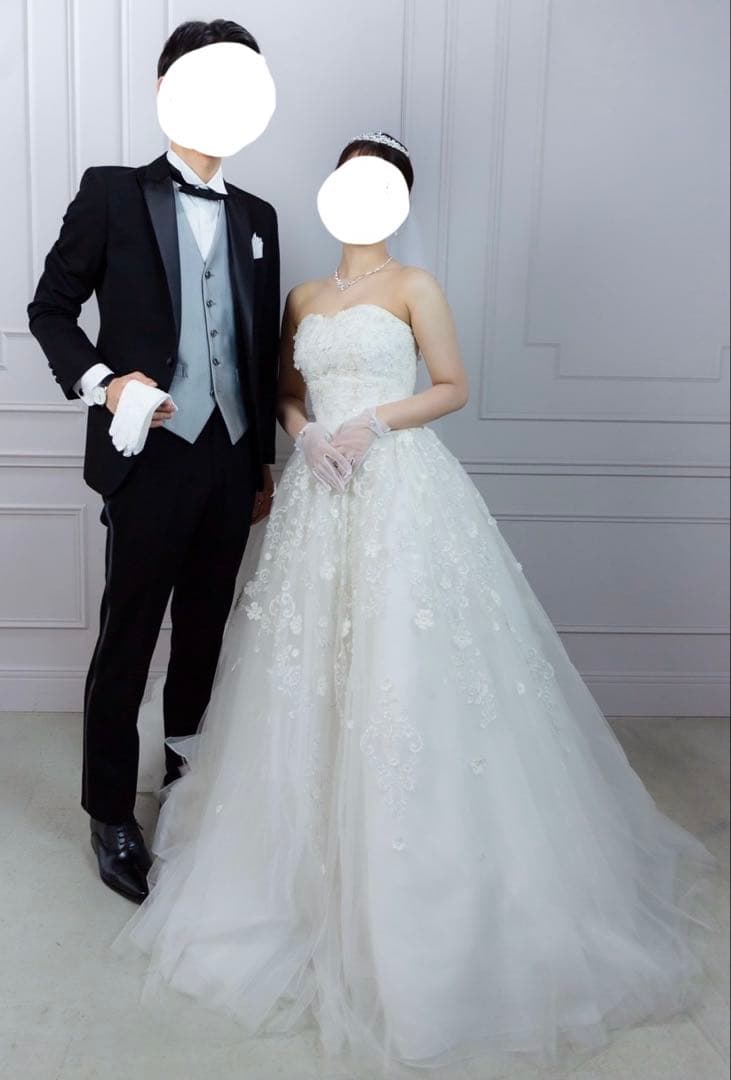 最終お値下げ]ウェディングドレス 前撮りドレス 7〜9号 マリアローザ