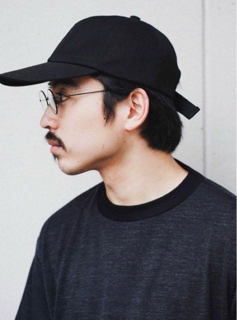 KIJIMA TAKAYUKI LE CAP サイズ2 ブラック KIJIMA TAKAYUKI（キジマ タカユキ）の「KIJIMA TAKAYUKI ELASTIC BACK