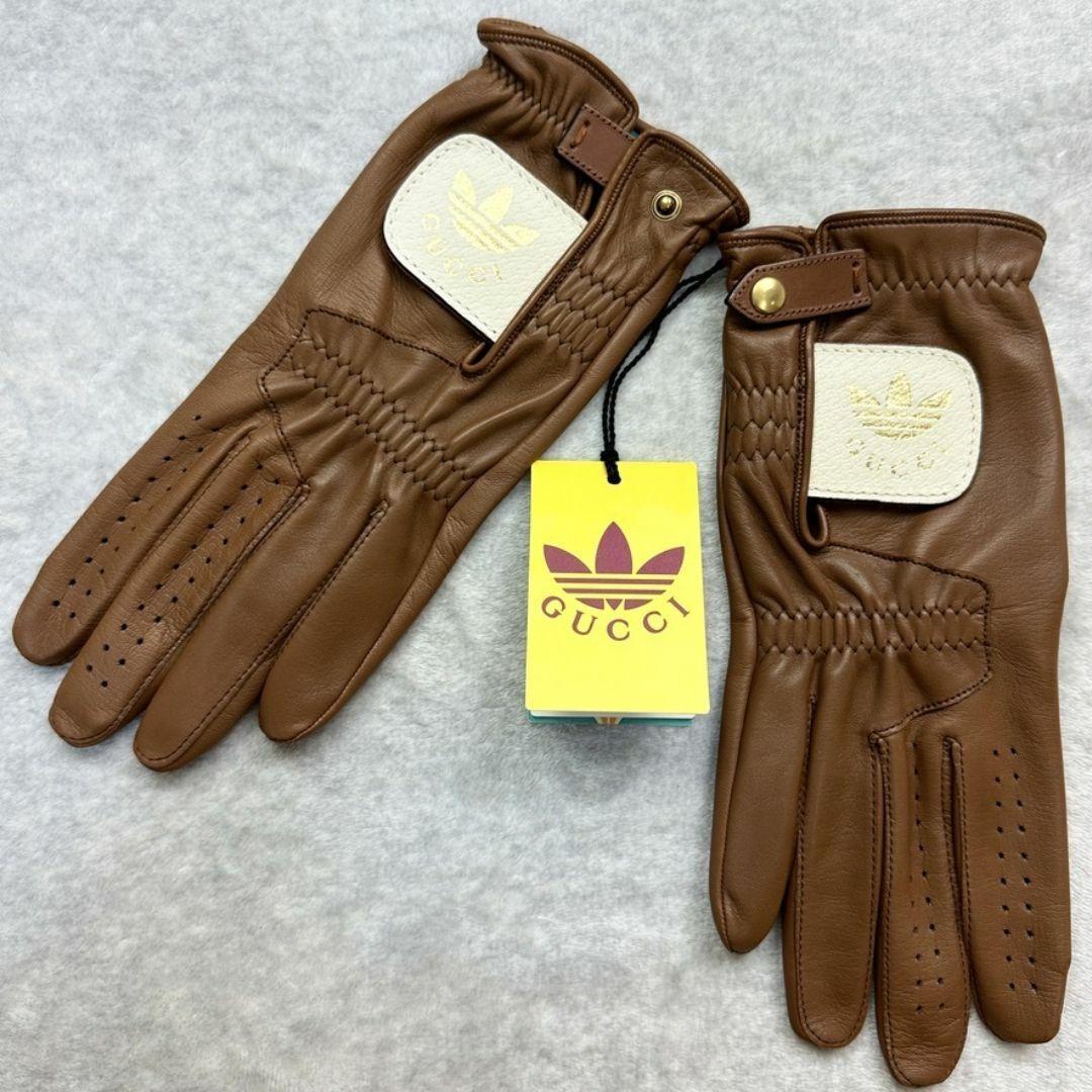 Mサイズ 新品 GUCCI adidas 手袋 羊革 9 1/2 - メルカリ