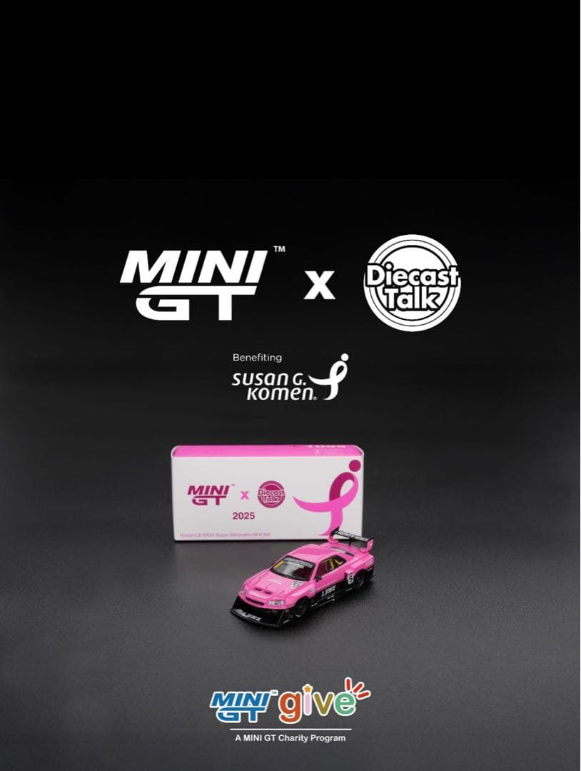MINIGT ミニGT リバティーウォーク　ER34 チャリティー　LBWK ② MINI GT LBWK LIBERTY WALK NISSAN LB-ER34 SUPER SILHOUETTE 1/64 RED