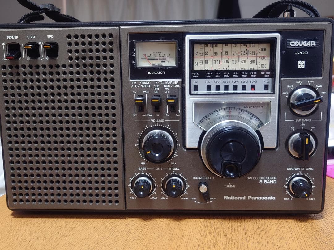 National Panasonic COUGAR 2200 BCL クーガー National クーガー2200 '70年代BCLラジオ｜Yahoo!フリマ（旧PayPayフリマ）