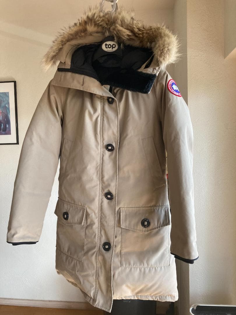 ◇みく様専用◇CANADA GOOSE/ BRONTE PARKA ベージュ S - メルカリ