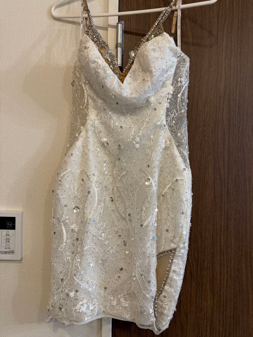 エンジェルアール ホワイトタイトドレス XS XSサイズあり【ANGEL R/エンジェルアール】コルセットデザイン