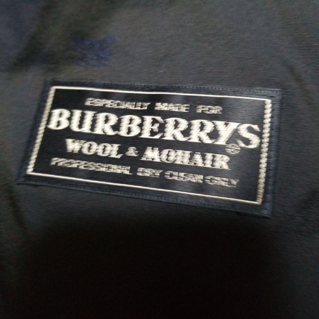 大きいサイズ】バーバリー 紺ブレ ダブル 金ボタン AB6 背抜き 美品