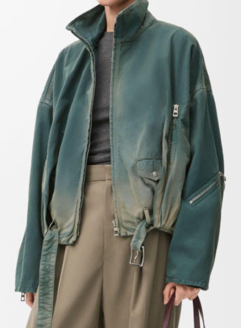 【美品】LOEWE Balloon Jacket バルーン コットン ジャケット LOEWE ロエベ ブルゾン/バルーンジャケット/BALLOON JACKET レディース