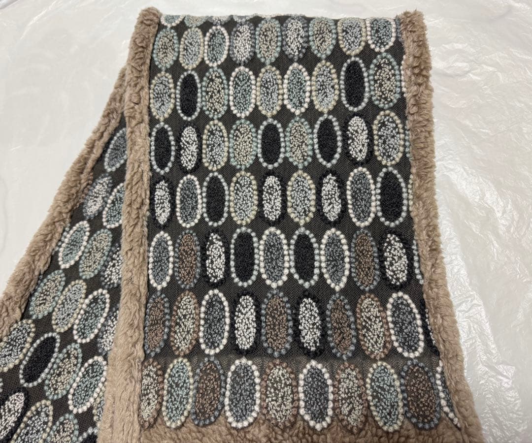 ミナペルホネン mina perhonen tarte マフラー グレーmix - メルカリ