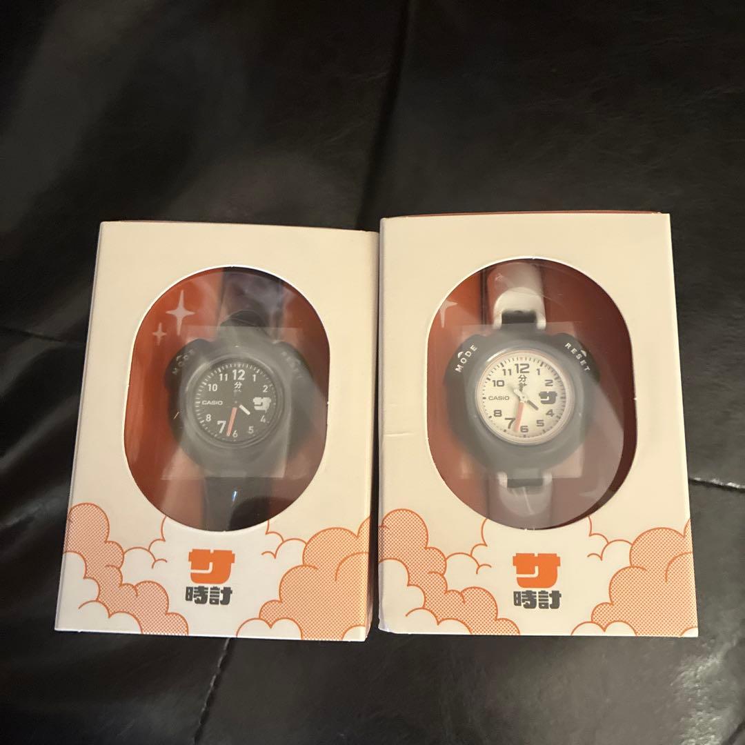 CASIO サ時計 サウナ愛好者用腕時計 2種セット 新品未開封 ととのう”ための12分計を搭載 カシオのサウナ用「サ時計」体験会