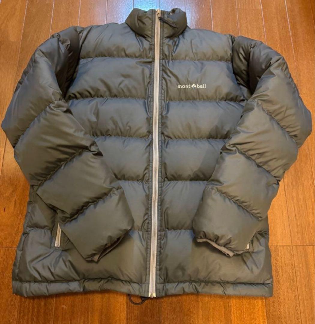 mont-bell ライトアルパイン ダウンジャケット グレー ブラック XL 中古・古着通販】mont-bell (モンベル) ライトアルパインダウン グレー
