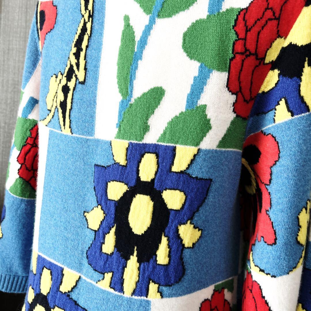 極美品 CHANEL シャネル ドバイ コレクション カーディガン コート 花