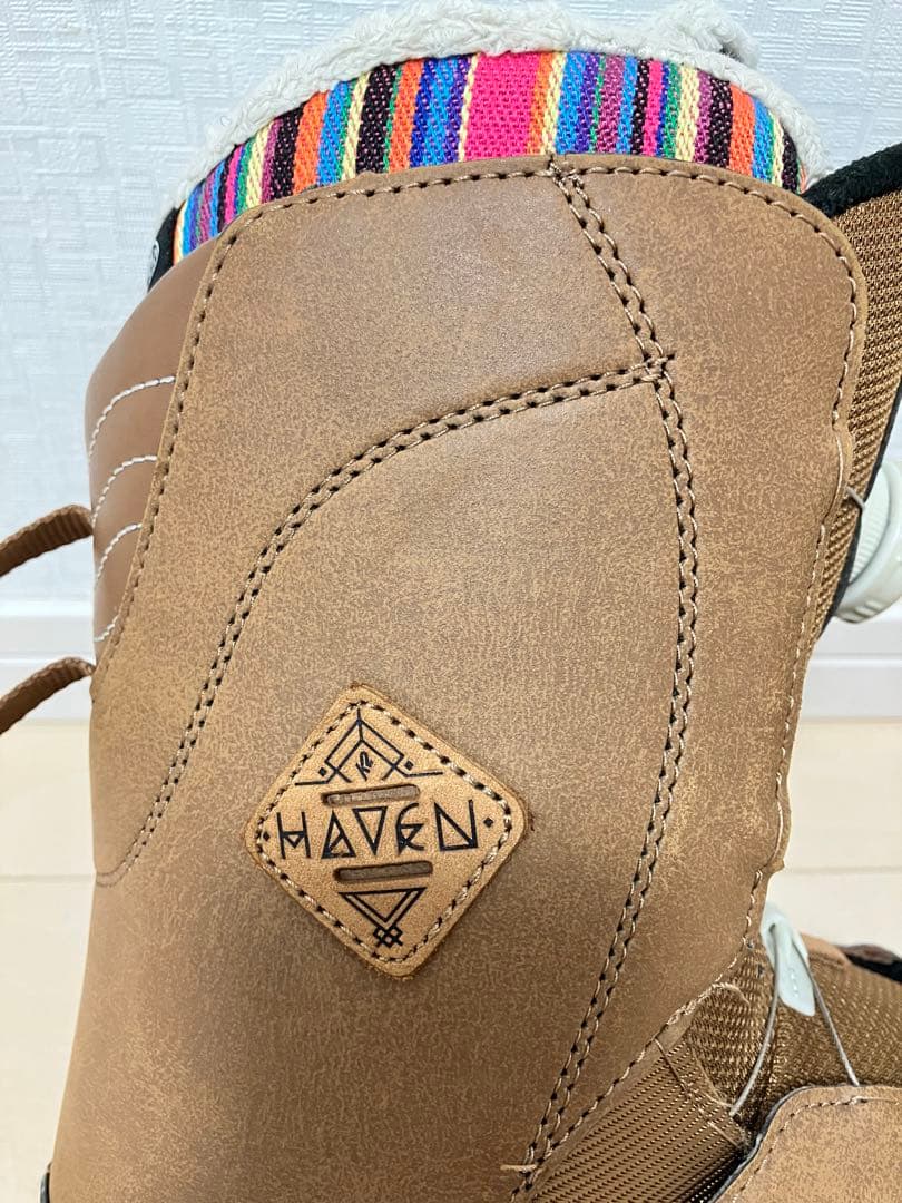 K2 HAVENスノーボード 24.0cm ボア ソフトブーツ ケーツー茶
