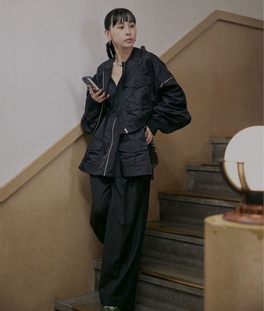 ジャケット・アウター Ameri MODERN MILITARY SET JACKET Ameri（アメリ） ミリタリージャケット モッズコート 「AMERI/アメリ