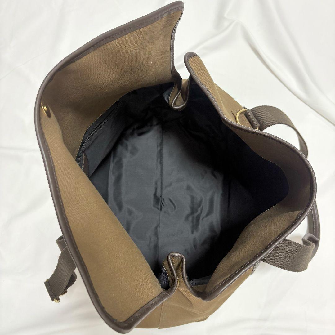 美品✨ ハンティングワールド ロゴプレート トートバッグ 西口修平 レザー A4