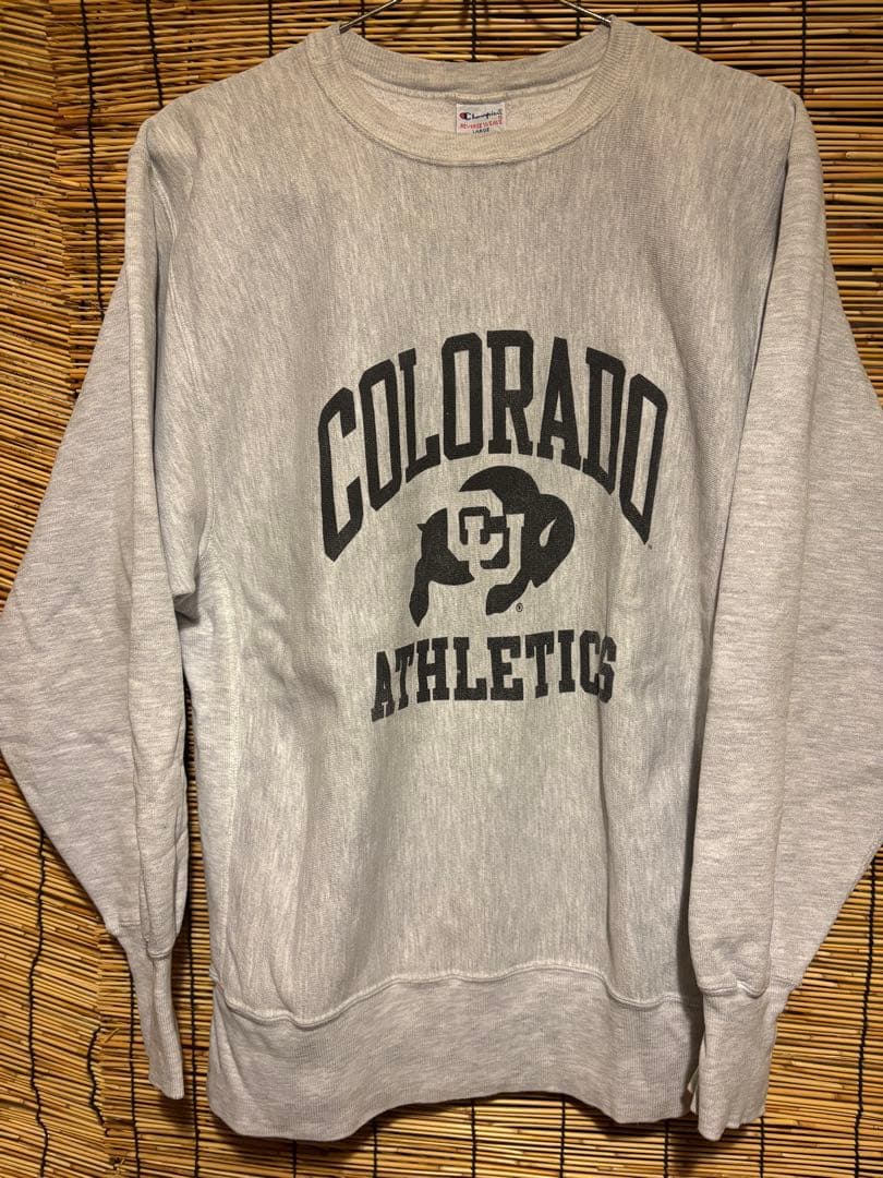 値下 90s champion リバースウィーブ 三段 染み込み L トリコタグ 80s USA製 Championチャンピオン CONCORDIA 三段中抜き 染み込み