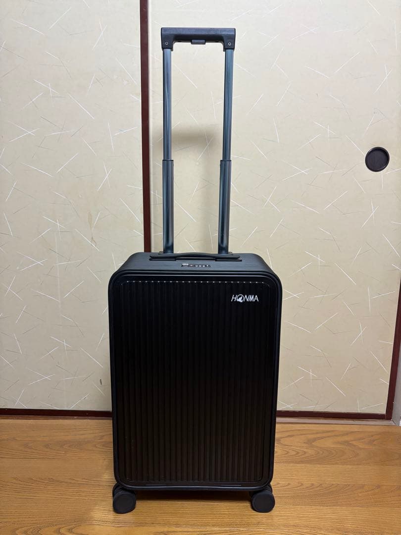 本間ゴルフ キャリーケース フロントオープン ブラック 非売品 - メルカリ