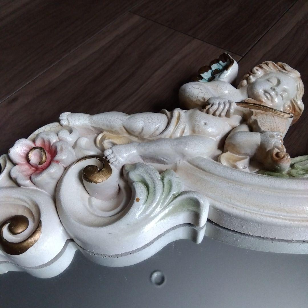 ウォールミラー　鏡　yamazaki7777様　天使　エンジェル　可愛い　ロココ 楽天市場】☆倉庫移転の為、総売り尽くしセール！☆ ロココ調