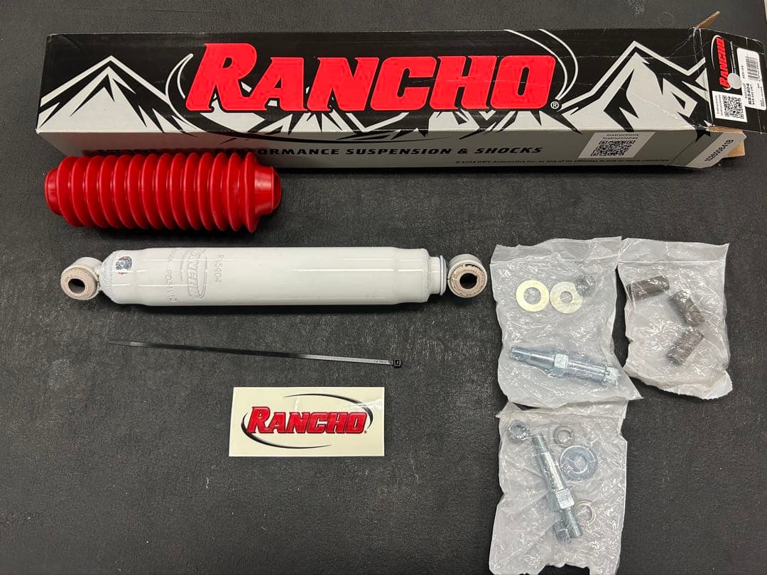 RANCHO RS5404 三菱ジープ50系 ランクル　ステアリングダンパー RANCHO RS5404 三菱ジープ50系 ランクル ステアリングダンパー - メルカリ