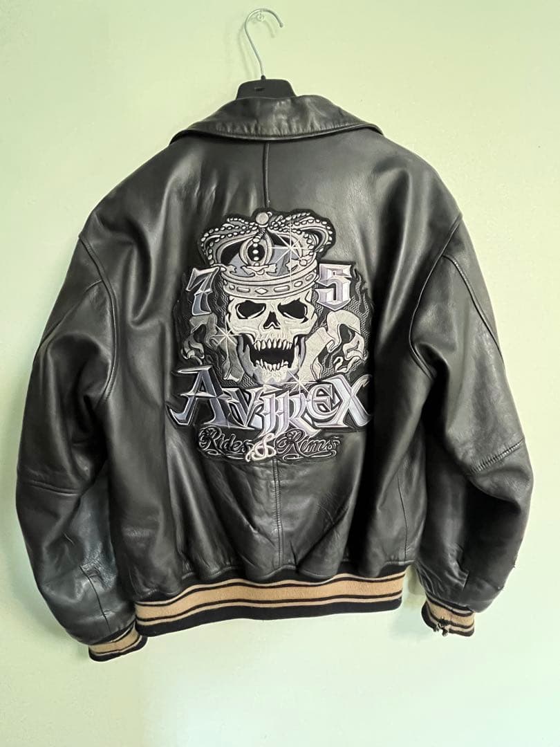 貴重】【最終値下げ】AVIREX レザージャケット - メルカリ