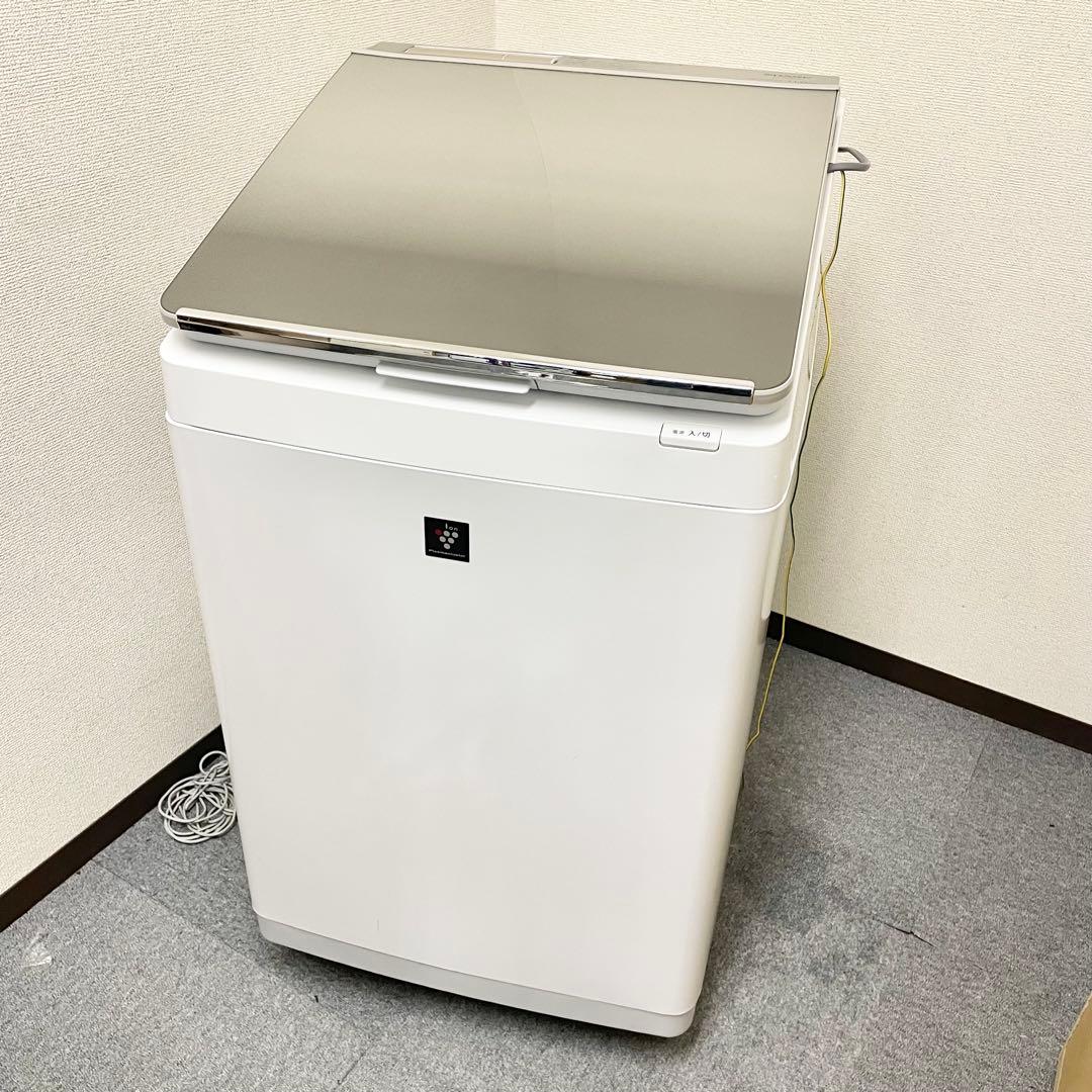 SHARP 洗濯乾燥機 ES-PW11F-N 11kg/6kg 穴なし槽洗濯機F 縦型洗濯乾燥機 ゴールド系 ES-PW11F-N [洗濯11.0kg /乾燥6.0kg