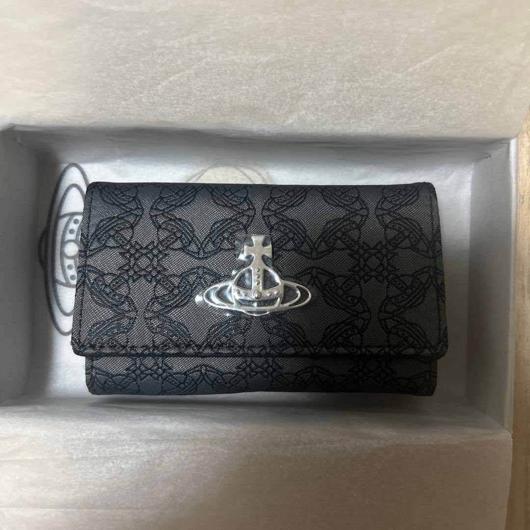 【12/24-1/4迄】VivienneWestwood ジャガード　キーケース Vivienne Westwood（ヴィヴィアンウエストウッド） キーケース