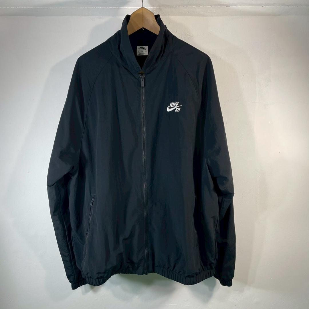 NIKE SB ナイキ ブラック フルジップ ナイロンジャケット XXL NIKE（ナイキ） ナイロンジャケット ナイキSB フルジップ ウーヴン