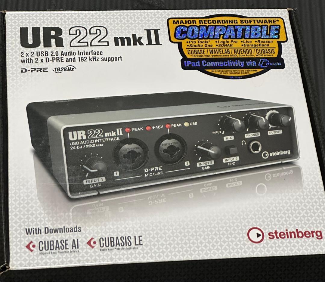 【最安値】UR 22 mkII USBオーディオインターフェイス STEINBERG ( スタインバーグ ) UR22mkII オーディオインターフェイス