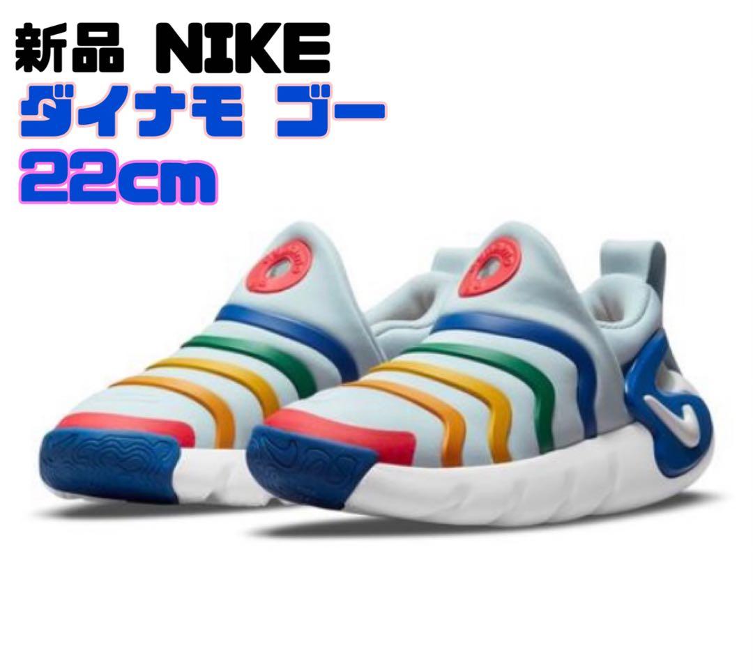 レア 完売 正規店購入 新品 NIKE ダイナモ ゴー 22cm マルチカラー NIKE（ナイキ） スニーカー 「NIKE」ダイナモ ゴー TD キッズ 子供