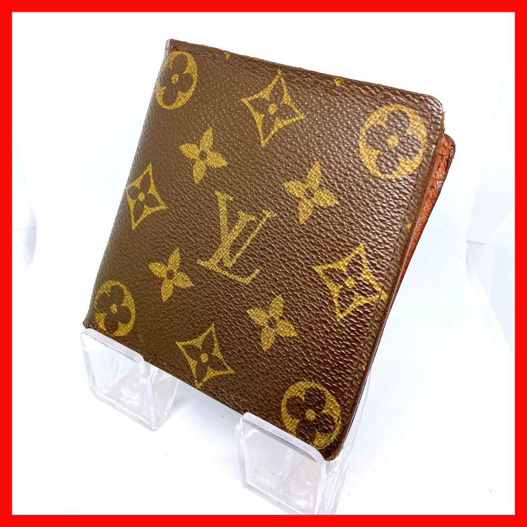 866 ルイヴィトン モノグラム　長財布　折り財布　マルコ 正規紙袋無料】ルイヴィトン 二つ折り財布 ポルトフォイユ マルコ NM