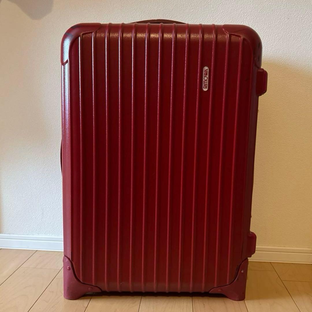 リモワ　RIMOWA スーツケース　赤　TSAなし　2輪　廃盤品 リモワ RIMOWA スーツケース キャリーケース 853.40.21.2 SALSA