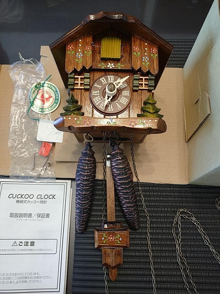 フーベルトカッコー・ミニ 鳩時計 ドイツ HUBERT HERR社 818-014_2.jpg