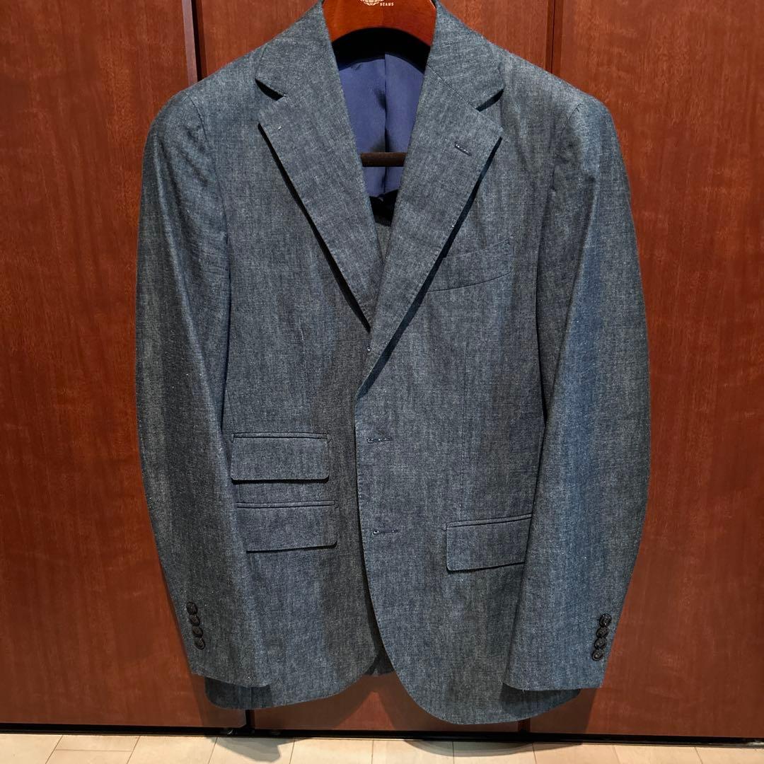 イーサンビームスエフシャンブレースーツ BEAMS F＞大きいけど細田｜BEAMS F（ビームスF）｜BEAMS