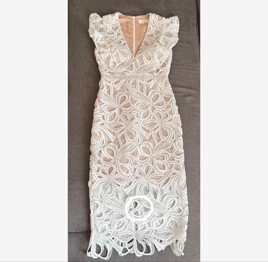 ERUKEI◇エルケイ ケミカルレース 白ドレス XS - メルカリ