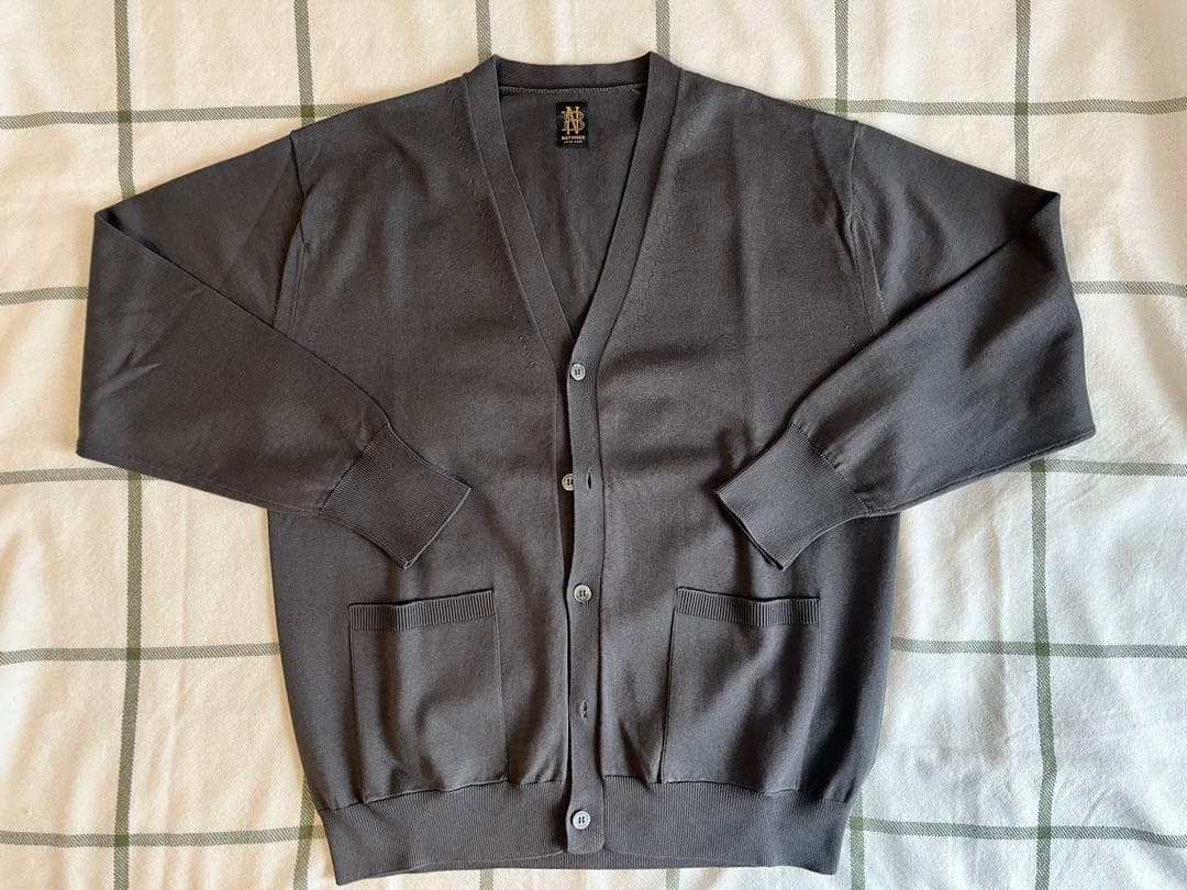 【お正月特別価格1/3まで】✨BATONER(バトナー)カーディガン／ニット BATONER（バトナー）の「【BATONER/バトナー】SOLID WOOL RIB CARDIGAN