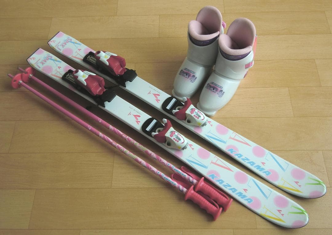 ■■送料無料■KAZAMA■子供用スキーフルセット■板100靴19■WAX済■■ 2026年最新】kazama スキー板 子供の人気アイテム - メルカリ