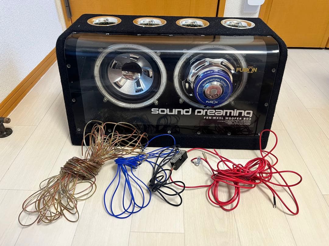 FUSION フュージョン アンプ内蔵 サブウーファー FSN-WX5L - メルカリ