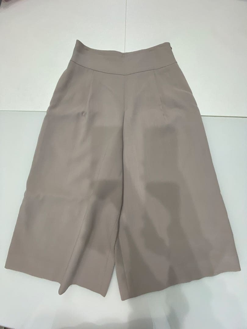 FOXEY ベージュ ガウチョパンツ FOXEY NEW YORK フォクシーニューヨーク スラックス イージーパンツ